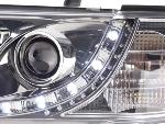 Paire de feux phares Daylight Led VW Bus T4 90-03 chrome