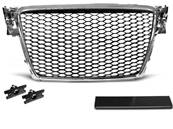 Calandre pour Audi A4 B8 08-11 look Sport chrome noir