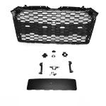 Calandre Avant pour Audi A4 B9 de 2015 a 2019 Look Sport Noir Brillant - PDC