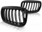 Paire de grilles de calandre BMW X5 E53 de 2004 a 2006 Noir brillant