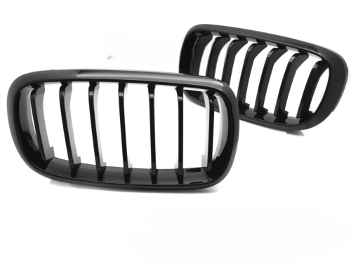 Grille calandre BMW X6 F16 de 2014 a 2019 Noir Brillant