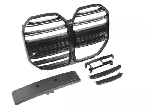 Grille de calandre avant BMW Serie 4 G26 Gran Coupe de 2021 a 2025 Noir brillant