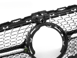 Grille calandre Mercedes classe C W205 18-21 Look Diamant Noir Chrome