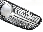 Grille calandre Mercedes GLC X253/C253 de 2016 a 2018 Noir Argent