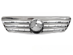 Grille calandre Mercedes Classe S W220 de 1998 a 2002 Chrome