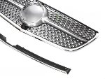 Grille calandre Mercedes Classe V W447 de 2014 a 2019 Argent- Chrome