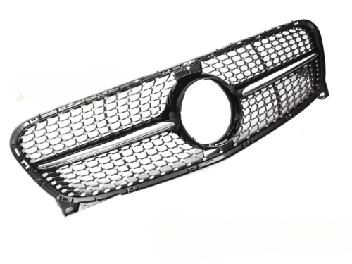 Grille calandre Mercedes GLA X156 de 2013 a 2016 Noir Chrome