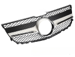 Grille calandre Mercedes GLK X204 de 2013 a 2015 Silver Chrome