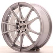 Jante JAPAN RACING JR21 17" x 7" 4x100 4x108 ET 25 Silver Machined Face