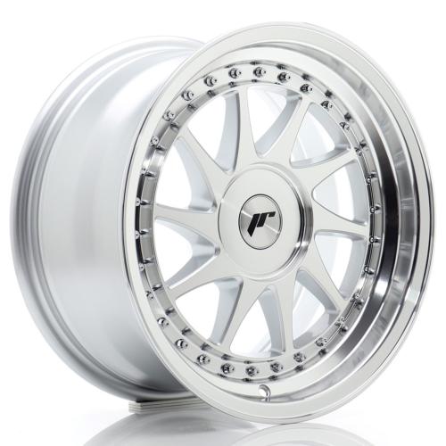 Jante JR Wheels JR26 16x8 ET10-30 - Trous sur mesures - Silver machined face