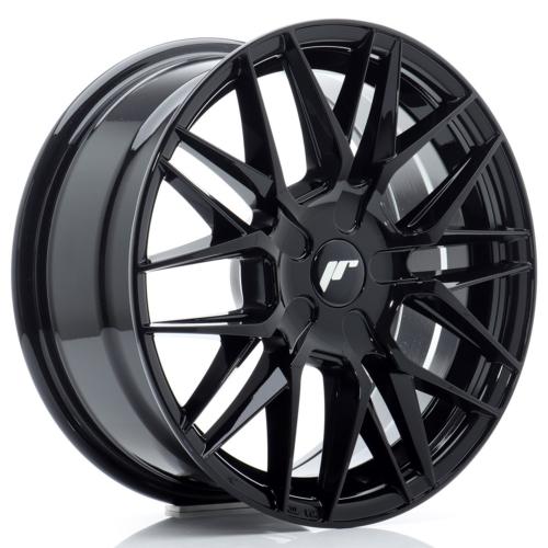 Jante JR Wheels JR28 16x7 ET20-40 - Trous sur mesures - Noir brillant