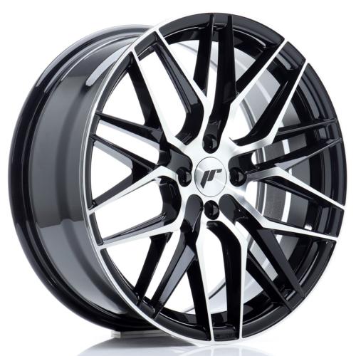 Jante JAPAN RACING JR28 18" x 7.5" ET40 4x100 Gloss Black Machined Face