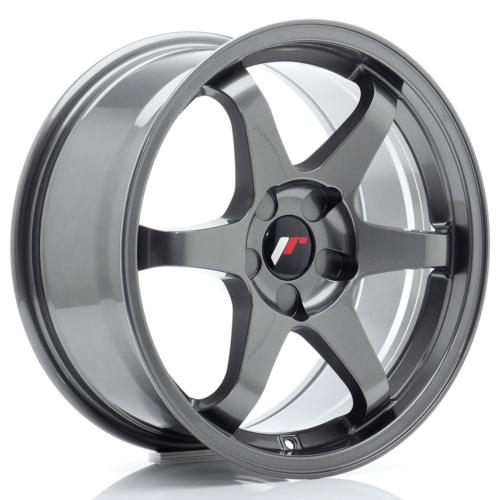 Jante JR Wheels JR31 17x8 ET20-35 - 5 trous sur mesure - Gun Metal 