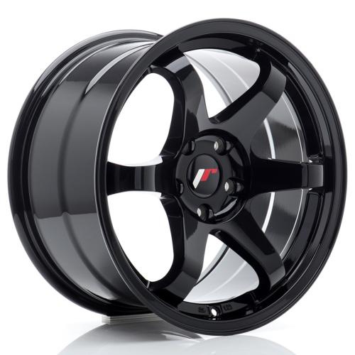 Jante JR Wheels JR3 17x9 ET35 - 5x120 - Noir brillant