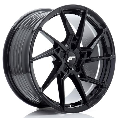 Jante JR Wheels JR33 19x8,5 ET20-45 - 5 trous sur mesure - Noir brillant