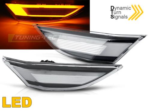 Paire clignotant Repetiteur Porsche 911 991 GTS 2014 a 2016 Clair led Dyn