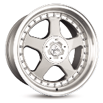 Jante Keskin KT1 18x8.5 ET15 5/112 SILVER LIP POLISH