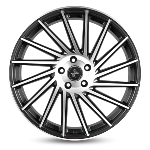 Jante Keskin KT17 21x9.5 ET38 5/120 MATT BLACK FRONT POLISH