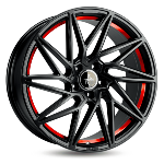 Jante Keskin KT20 19x8.5 ET35 5/120 MATT BLACK RED INSIDE