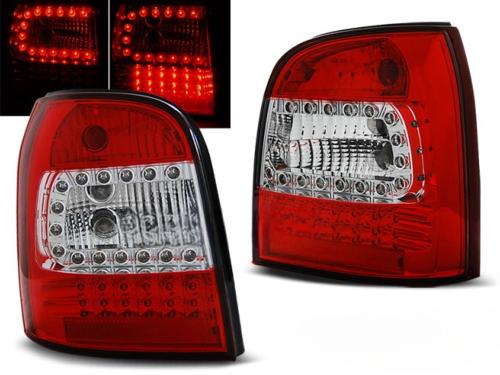Paire de feux arrière pour Audi A4 94-01 break LED rouge blanc