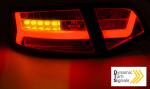 Paire de feux arriere Audi A6 08-11 berline LED BAR rouge blanc