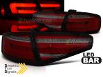 Paire de feux arriere Audi A4 B8 12-15 berline FULL LED rouge fume