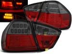 Paire de feux arriere BMW serie 3 E90 Berline 05-08 LED BAR rouge fume