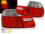 Paire de feux arriere BMW serie 3 E46 Coupe 99-03 LED rouge blanc