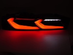 Paire de feux arriere Chevrolet Camaro de 2016 a 2018 Led Rouge Noir + Dynamic