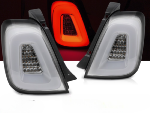 Paire de feux arriere Fiat 500 de 2015 a 2020 FULL LED BAR Blanc
