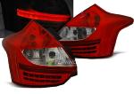 Paire de feux arriere Ford Focus 3 11-14 LED rouge blanc