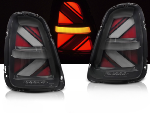 Paire de feux arriere Mini Cooper R56-R57-R58-R59 2006 a 2014 FULL Led Bar Fume