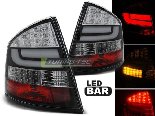 Paire de feux arriere Skoda Octavia 2 berline 04-12 led bar noir