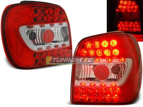 Paire de feux arriere VW Polo 6N 94-99 LED rouge blanc