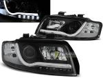 Paire de feux phares Audi A4 00-04 Daylight LTI DRL noir led