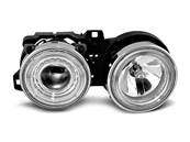 Paire de feux phares BMW serie 3 E30 de 1982 a 1994 angel eyes chrome
