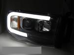 Paire de feux phares Dodge Ram 02-06 LED LTI noir