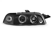 Paire de feux phares Fiat Punto de 1993 a 1999 angel eyes noir