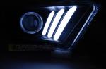 Paire de feux phares Ford Mustang 10-13 LED LTI noir