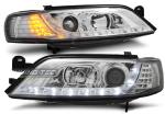 Paire de feux phares Opel Vectra B 96-98 Daylight led chrome