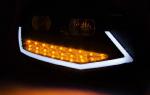 Paire de feux phares VW T6 15-19 led LTI DRL noir