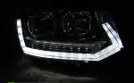 Paire de feux phares VW T5 10-15 DRL LTI LED Chrome