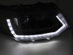 Paire de feux phares VW T5 10-15 FULL LED LTI DRL Dyn Noir