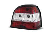 Paire de feux arriere VW Golf 3 91-97 rouge blanc