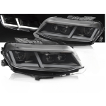 Paire de feux phares Chevrolet Camaro de 2016 a 2018 FULL LED DRL DYN Noir