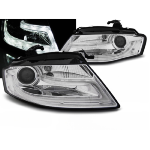 Paire de feux phares Audi A4 B8 de 2008 a 2011 Xenon DRL led chrome
