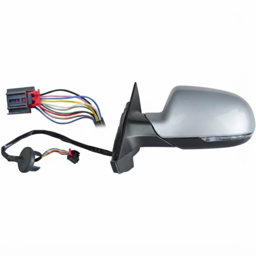 Retroviseur pour Audi A3 (5 portes) de 2010 a 2012 – Cote Gauche/Conducteur - Electrique 8 PIN