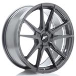 Jante JR Wheels JR21 19x8 ET20-40 - 5 Trous sur mesure - Hyper Gray