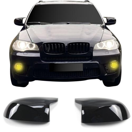 Jeu de coques de retroviseurs pour BMW X5 type E70 de 2006 a 2013