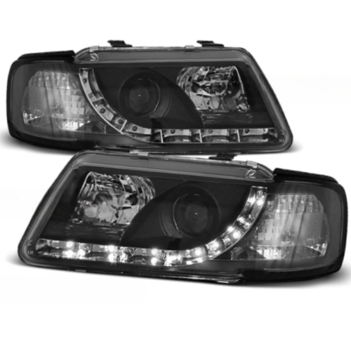 Paire de feux phares Audi A3 8L de 1996 a 2000 Daylight led noir